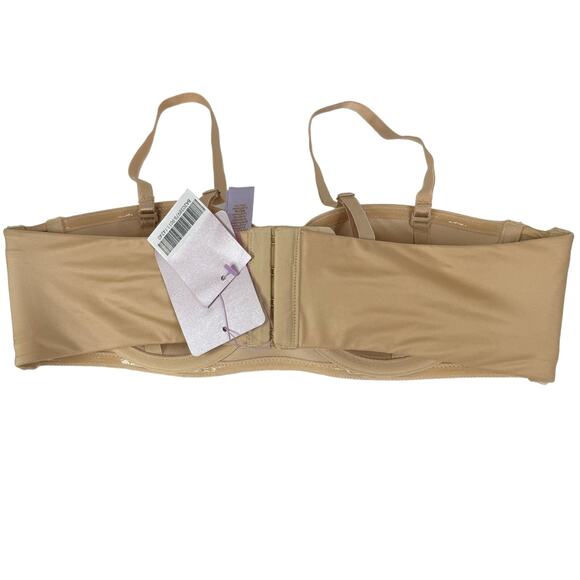 Savage x Fenty Core Microfiber Strapless Bra Honey Size 36A NWT - Picture 6 of 10